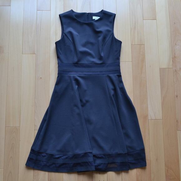 Calvin Klein Sleeveless Midi Dress Grey Size 8 - Picture 1 of 4